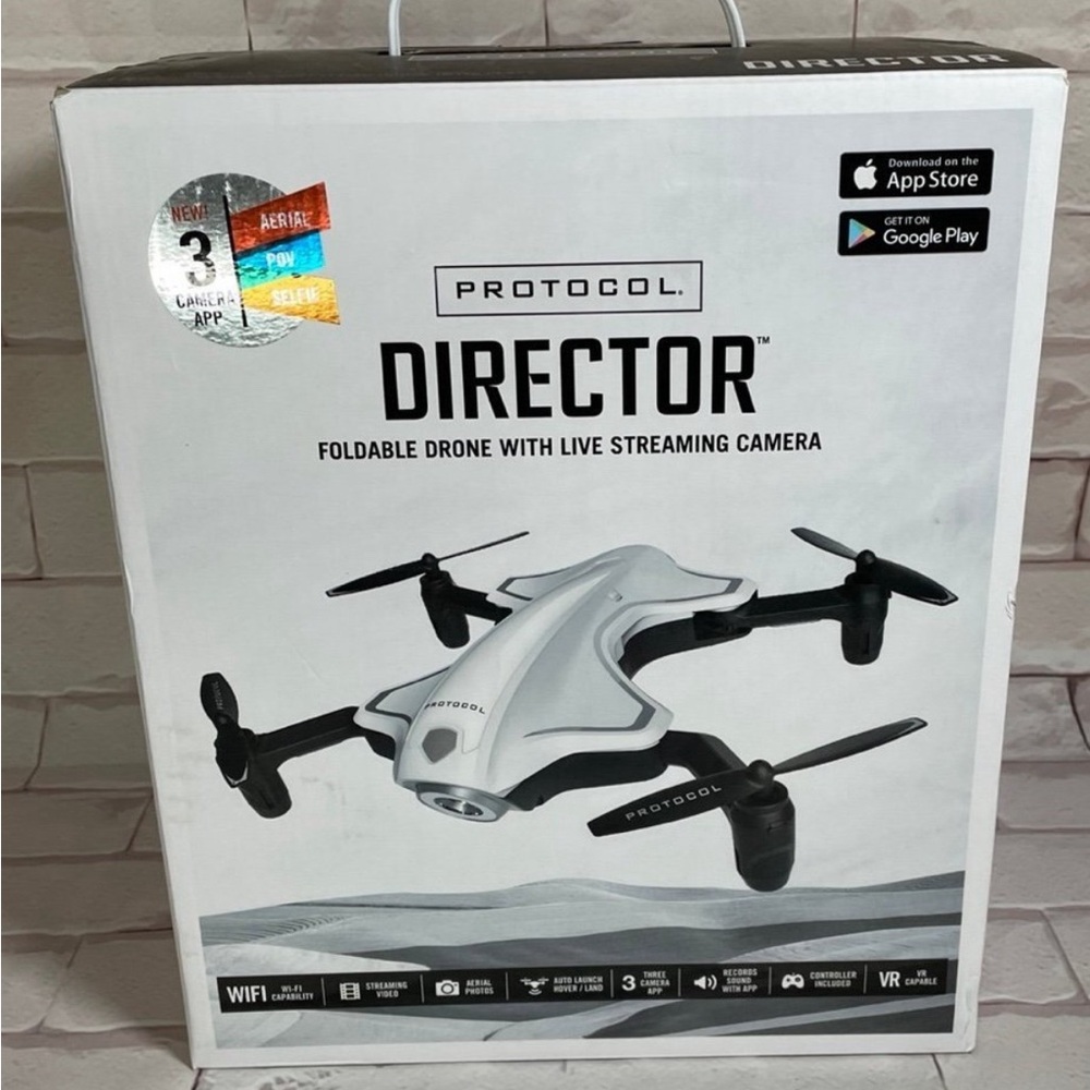 Protocol 6182-7RCHA WAL Director Foldable Drone New!!
